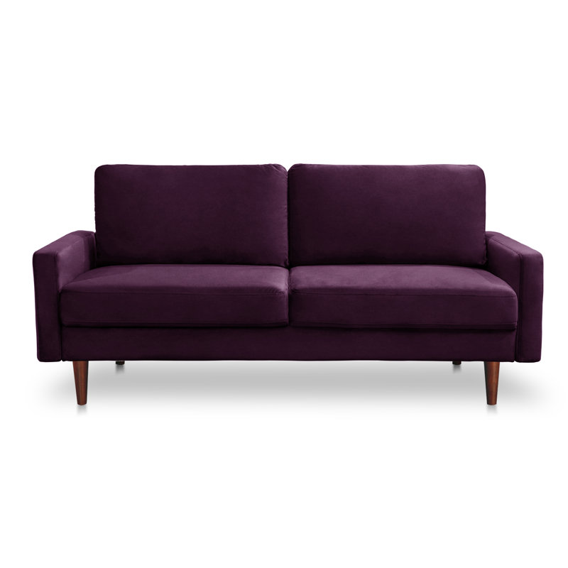 Causeuse Markham, Tige d'or, H 33 po x l 70 po x P 32 po