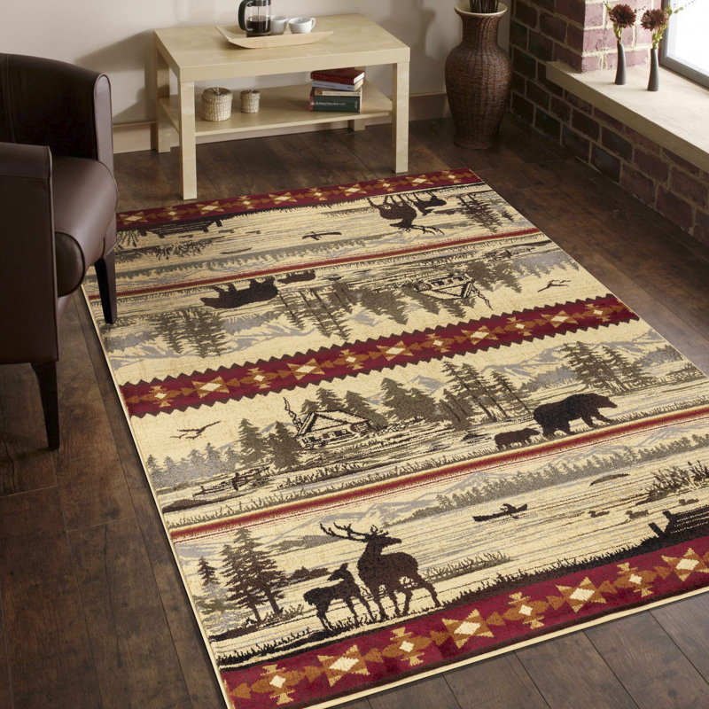 Tapis multicolore 5 pi 3 po X 7 pi 3 po, Rectangle 5 pi 3 po x 7 pi 3 po
