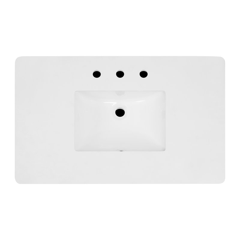 Alsup 36" Single Vanity With Quartz Countertop