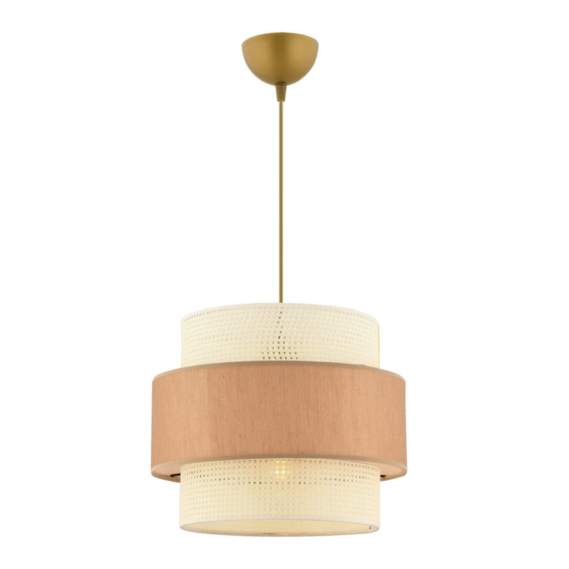 Chandelier, Blanc / Brun