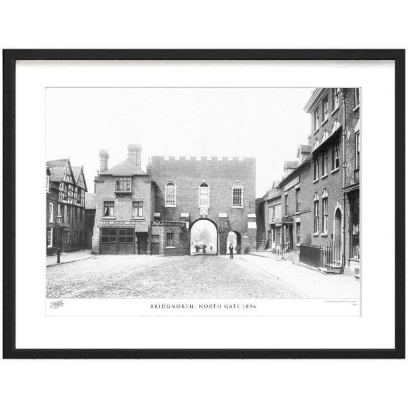 Bridgnorth, North Gate 1896 by Francis Frith - Single Picture Frame Print, 28cm H x 36cm W x 2.3cm D