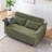 The pull-out and push-in corduroy sofa with dual functions, equipped with a movable tabletop and USB ports-1197659910