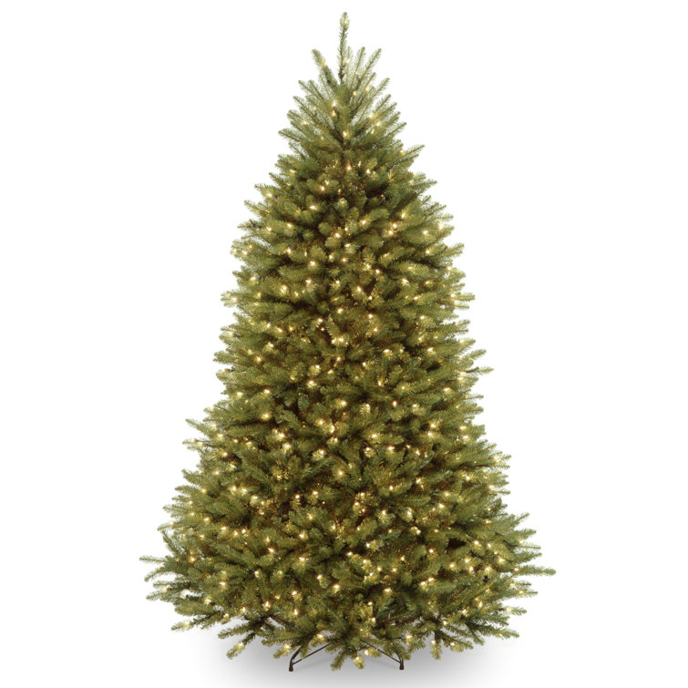 National Tree Company Dunhill Fir Tree with Dual Color LED Lights and PowerConnect