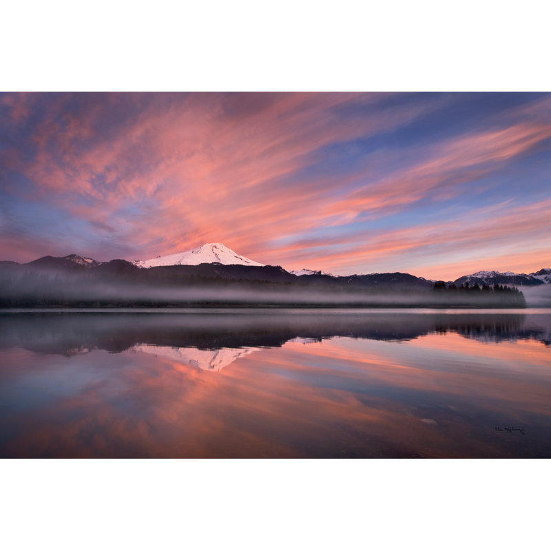 Sunrise over Mount Baker 1 Piece Wrapped Canvas Wall Art, 20cm H x 30cm W x 3.8cm D