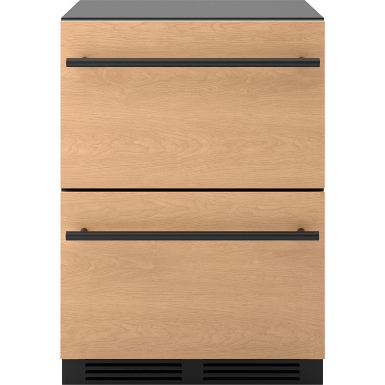 Zephyr Presrv 24" Built-In Dual Zone Panel Ready Refrigerator Drawers
