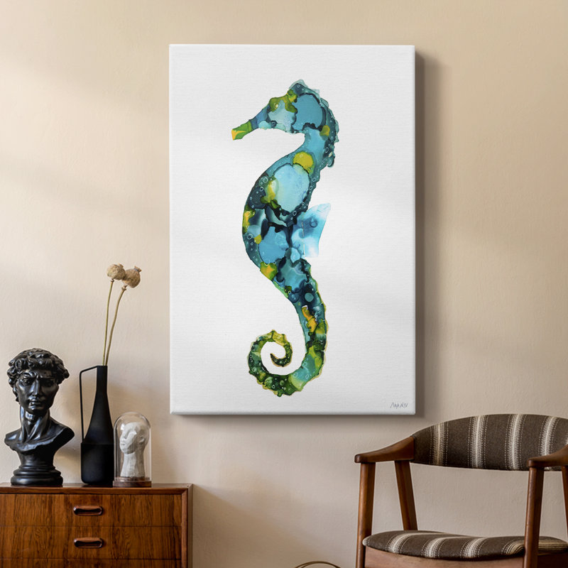 Hippocampe - galerie Cavas sur mesure, H 27 po x l 18 po