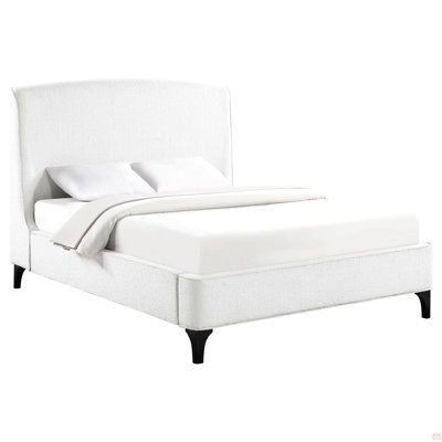 Theodore Snow Upholstered Queen Wingback Bed