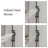 4-In-1 Shower System With LED Display Ceramic Valve And 3 Spray Modes