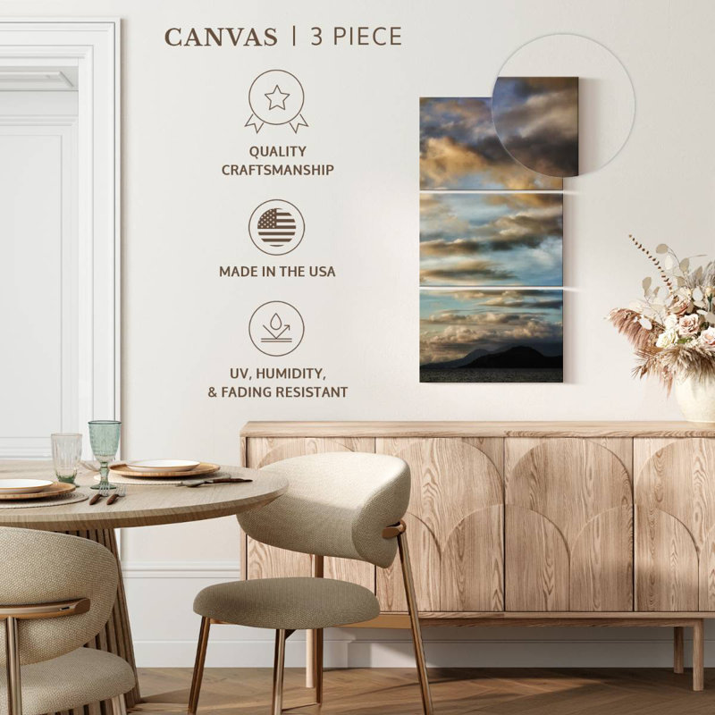 Sea At Dusk, 52" H x 24" W