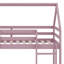 Lit superposé simple au-dessus de simple Arja, structure de lit en bois d'hévéa-1130979026