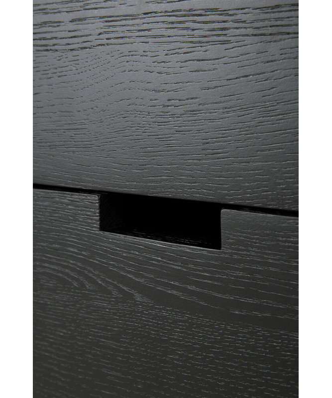 Billy 3 Drawer Storage Drawer, Oak Black