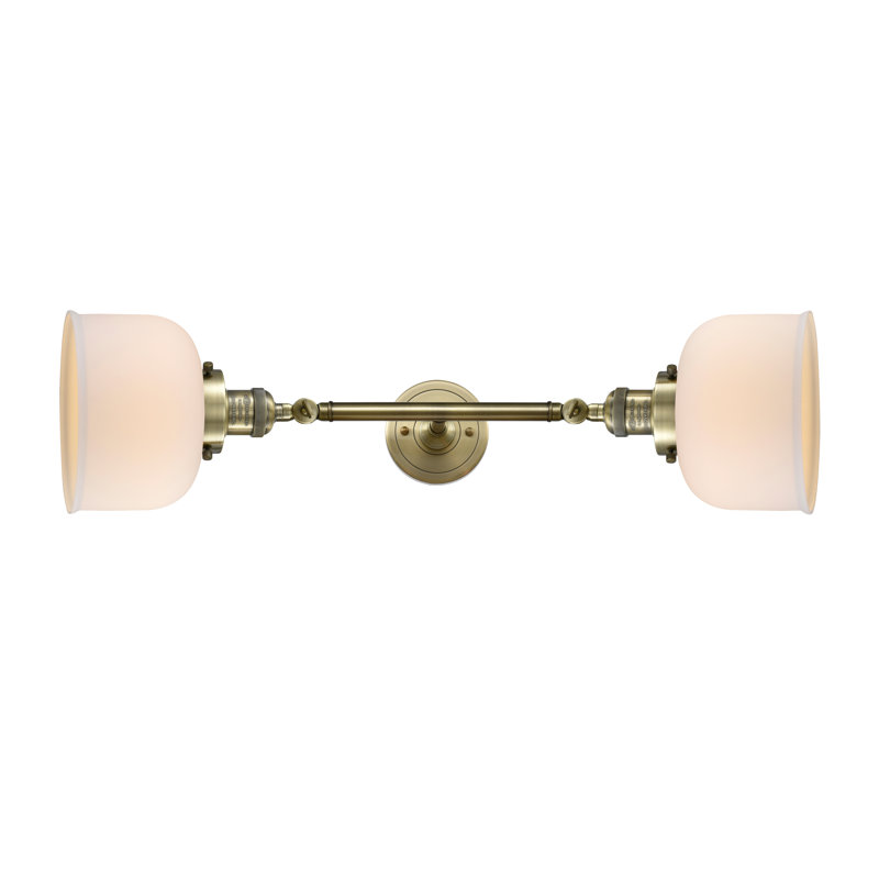 Arledge 2 - Light Dimmable Vanity Light, Antique Brass, Seedy, Incandescent