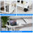 Height Adjustable Side End Table with Shelves