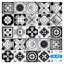 Carreau de mosaïque auto-adhésif en vinyle l 8 po x L 8 po