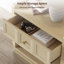 Tables de chevet l 30,7 po Helio avec 1 tiroir et 1 armoire de rangement ouverte-119845558-116235821