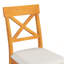 Ensemble de table de salle à manger à hauteur de comptoir en bois massif 60 po x l 30 po avec tablettes de rangement à 3 niveaux et chaises rembourrées pour 4, 5 pièces-1223125292