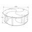 Ensemble de tables basses Harmonia