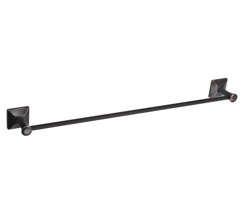 Porte-serviettes mural 24 po Euro Transitional Series - Chrome poli, Chrome poli