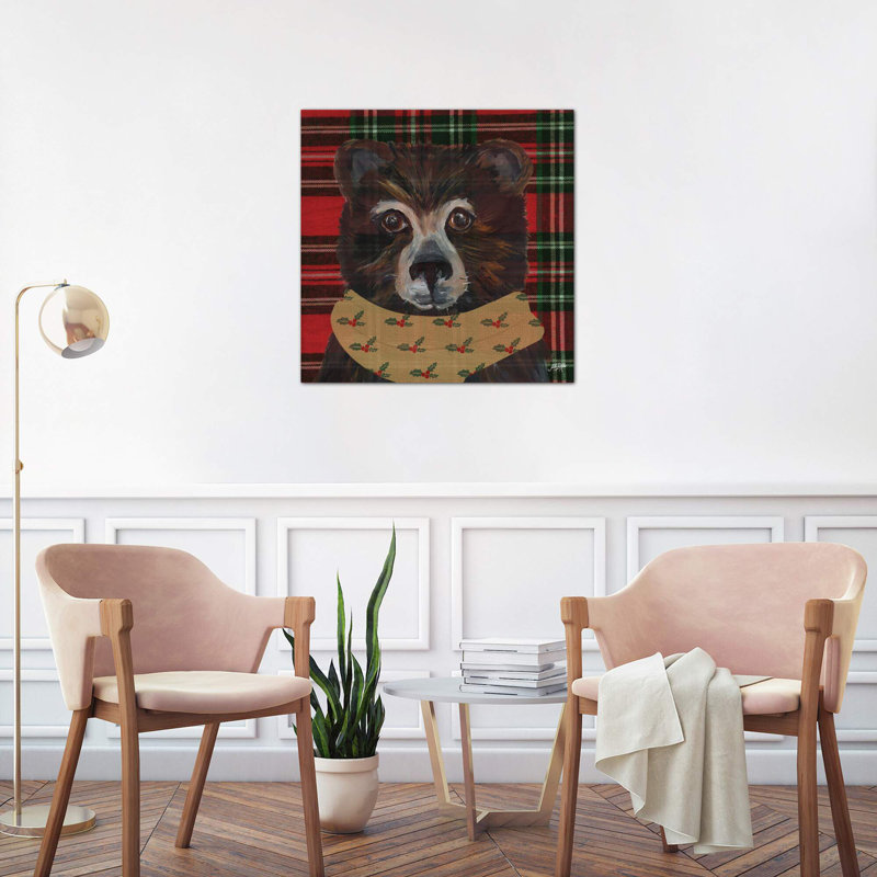 Holiday Animals I by Julie Derice - Print on Canvas, 66.04 cm H x 66.04 cm W x 1.91 cm D, Wrapped Canvas