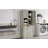 Tall Storage Cabinet With Adjustable Shelves, Large Flip-Out Basket & Enclosed Cabinets –  For Bathroom, Living Room, Or Office, MDF Material With Aluminum Alloy Handles-583827769