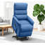 Fauteuil inclinable électrique avec télécommande, noir-1683511420