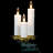 7-Count Dripping Clip-On Candle String Lights
