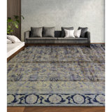 Hand-Knotted High-Quality Gold Area Rug