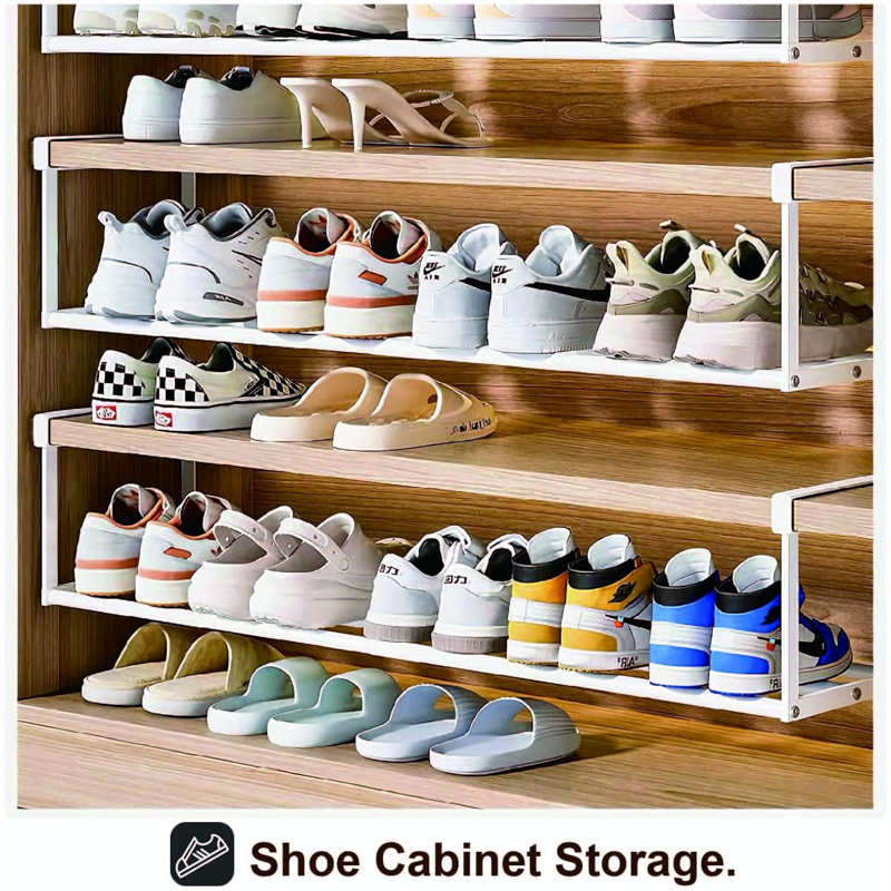 2-pack Expandable Under-shelf Shoe & Clothing Organizer