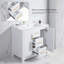 Meuble-lavabo de 36 po avec lavabo simple, meuble-lavabo sous-comptoir avec armoire, armoire de rangement avec 2 portes et 2 tiroirs, fermeture en douceur, rangement multifonctionnel-1482876543