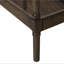 Table d'appoint, 2 niveaux, table de bout, table de chevet, chambre à coucher, étroite, lampe, tiroir de rangement, placage, traditionnel