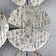 Décoration murale feuille en métal Ginko