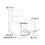Chaise longue confortable et paisible