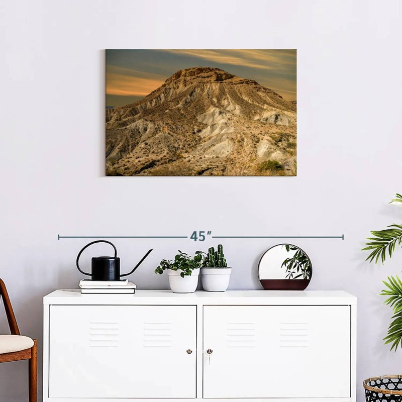 Tabernas Desert Mountain, 20" H x 30" W