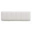 Banc rembourré blanc Milo