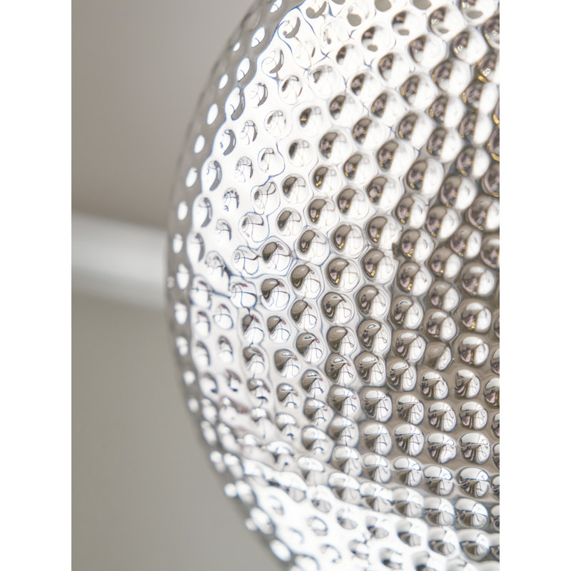 Mabel Ceramic Table Lamp, Silver, Grey