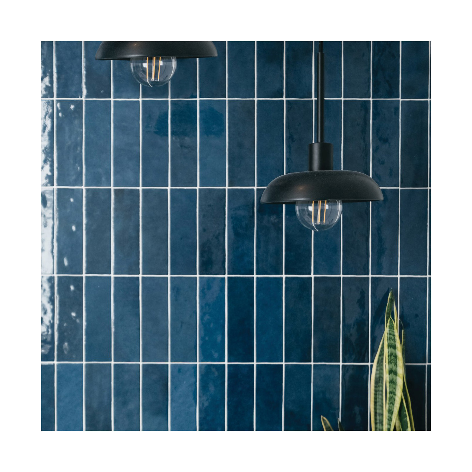 Cloe 2.5" x 8" Ceramic Tile, Blue