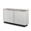 Console 63 po, plateau en faux marbre pour le salon - blanc