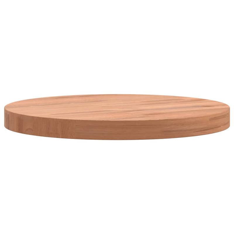 Tiphonnet Solid Wood Table Top, 2.5cm H x 30cm W x 30cm D, Brown