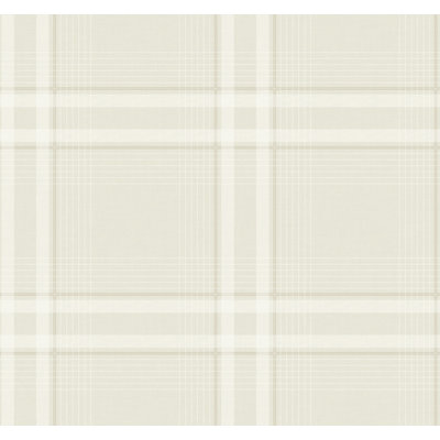 Papier peint en faux lin vert Country Club