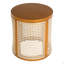 Table de bout ronde 15,70 po, table d'appoint tissée creuse, petite table de chevet en bois d'hévéa-609479380