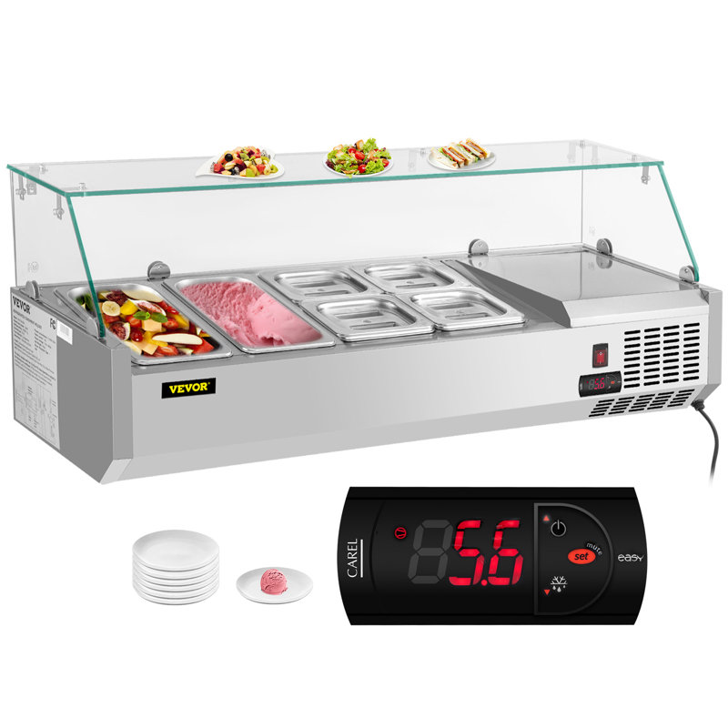 Vitrine réfrigérée de 0,42 pied cube VEVOR - 47,2 po