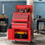 Coffre à outils 8 tiroirs, armoire à outils amovible en métal 2-en-1 avec roues verrouillables-840982010