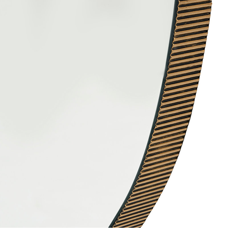 Camille Organic Mirror - Gilded Brass
