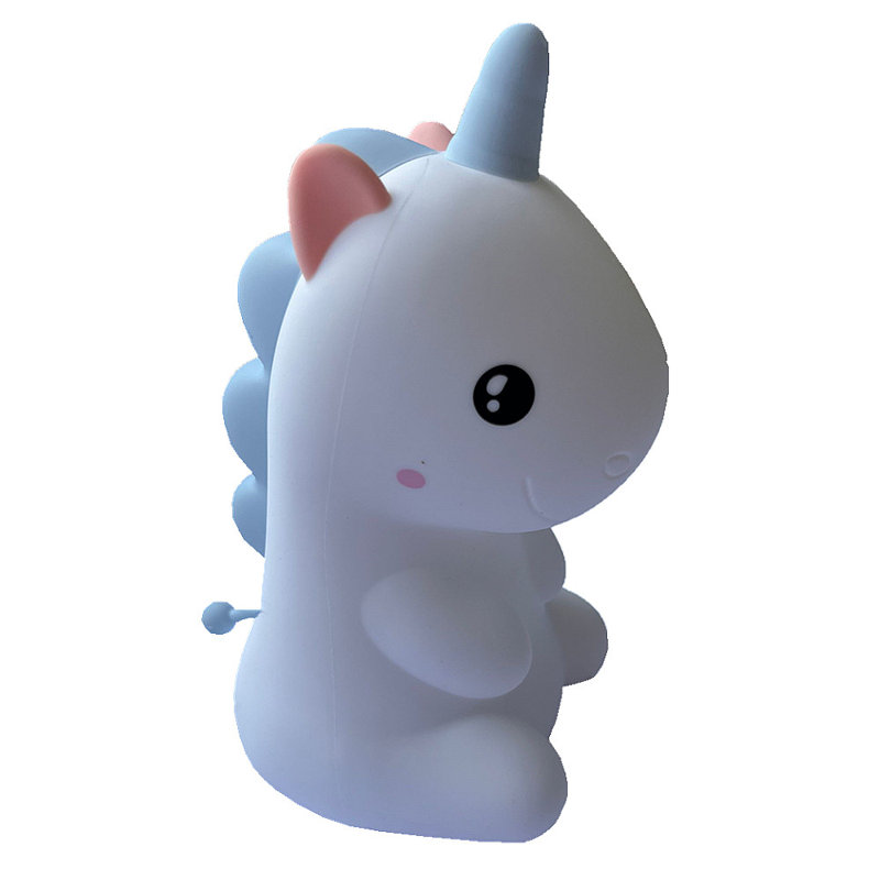 TRIXES Unicorn Night Light – Colour Changing Children’s Bedroom Accessory with Remote Control – 8 Colour Shades, 4 Settings, Dimmable - USB Chargeable, Safe, Soft Silicone Construction – Friendly, Cosy Lamp. 6-10 Hour Battery Life, Last All-Night