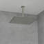 Pommeau de douche mince à effet pluie, fixation au plafond, style carré-123846347-123846345-123846346