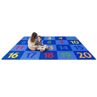 Time To Count by Joy Carpets Area Rug