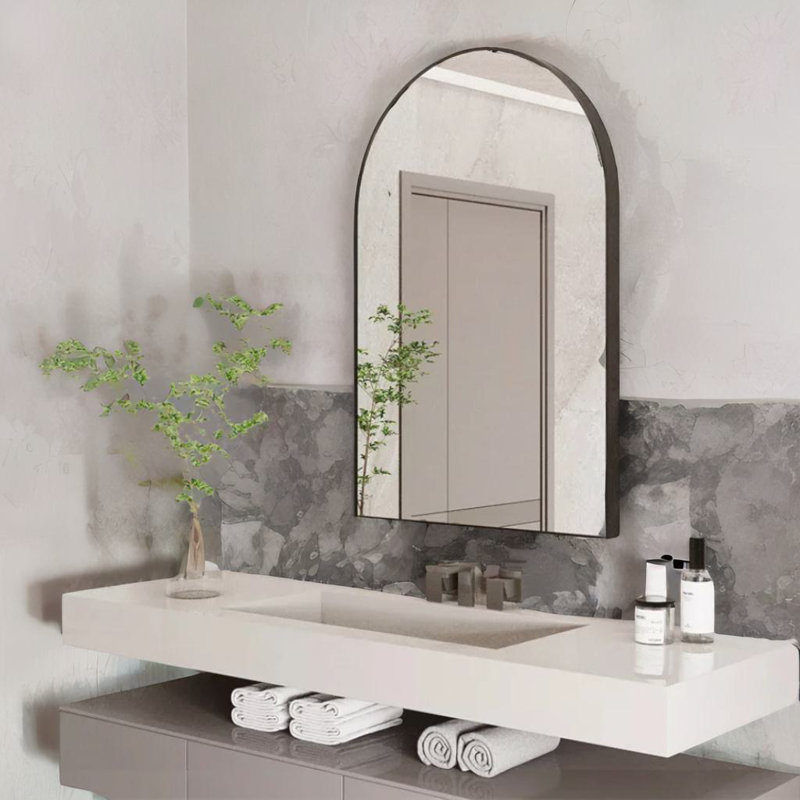 Kentfield Aluminum Arch Mirror