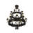20 - Light Dimmable Tiered Chandelier