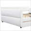 Grand lit plateforme tapissier avec port USB et 2 tiroirs-2141736351