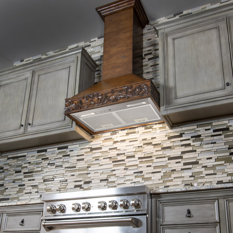 21" Stainless Steel Ducted Range Hood Insert with LED Lighting